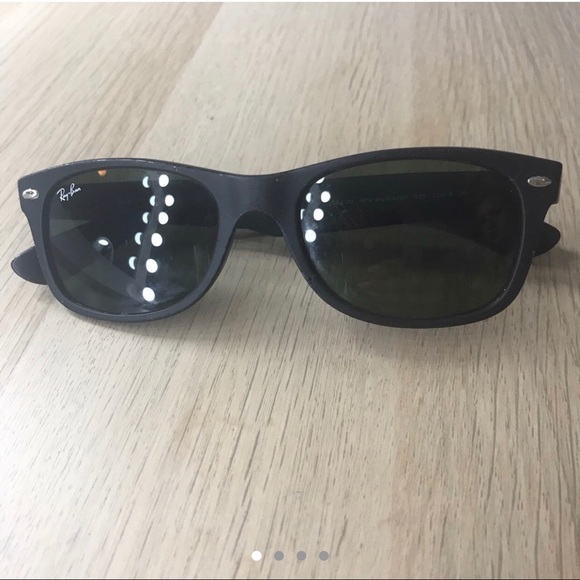 blacked out ray bans